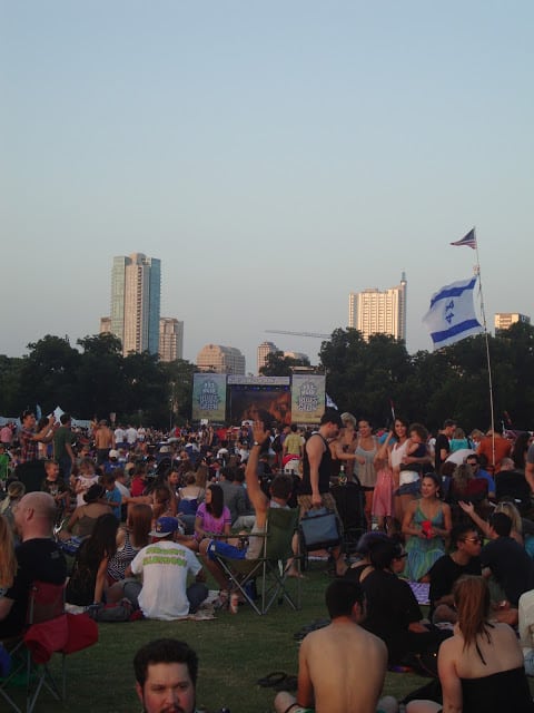 Blues on the green