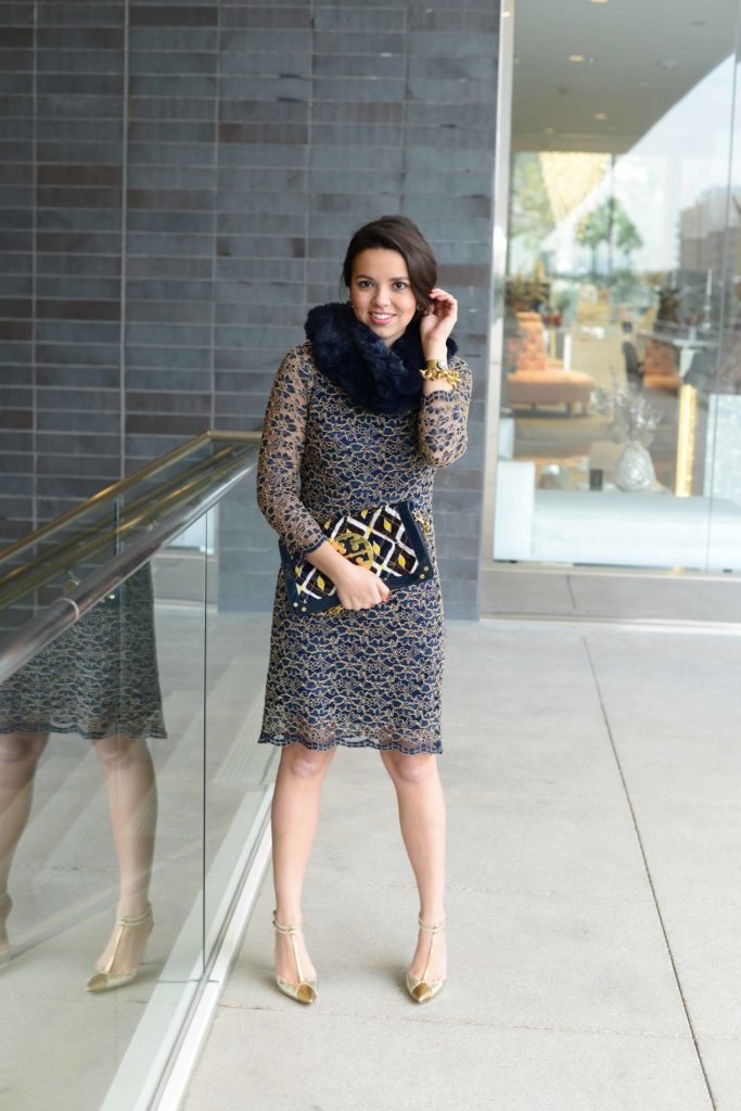 navy + gold 