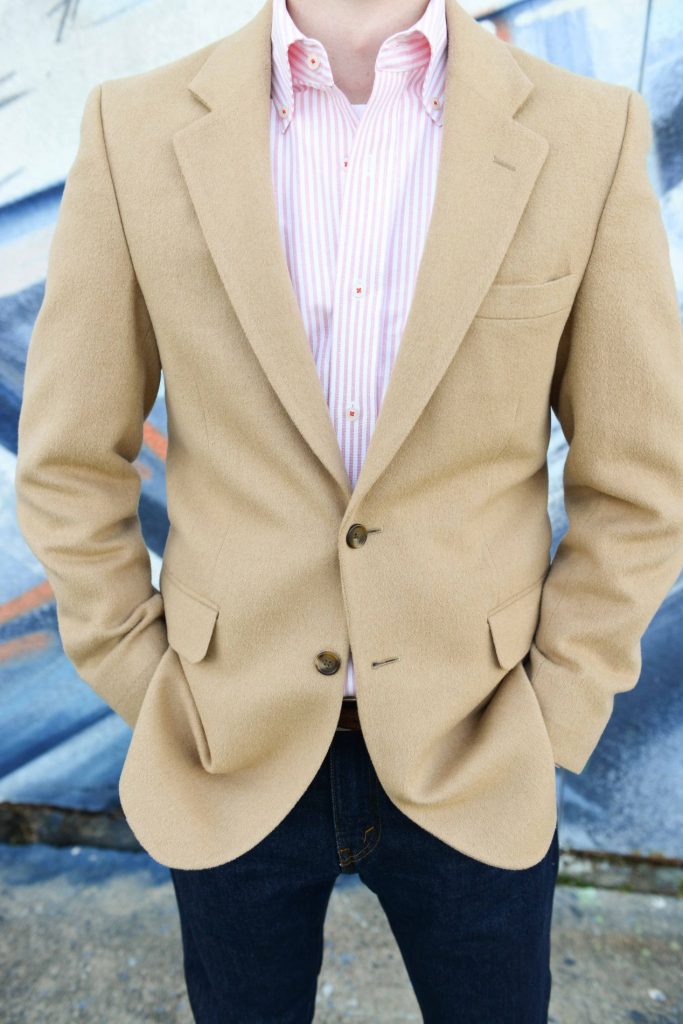 Camel Hair men's blazer