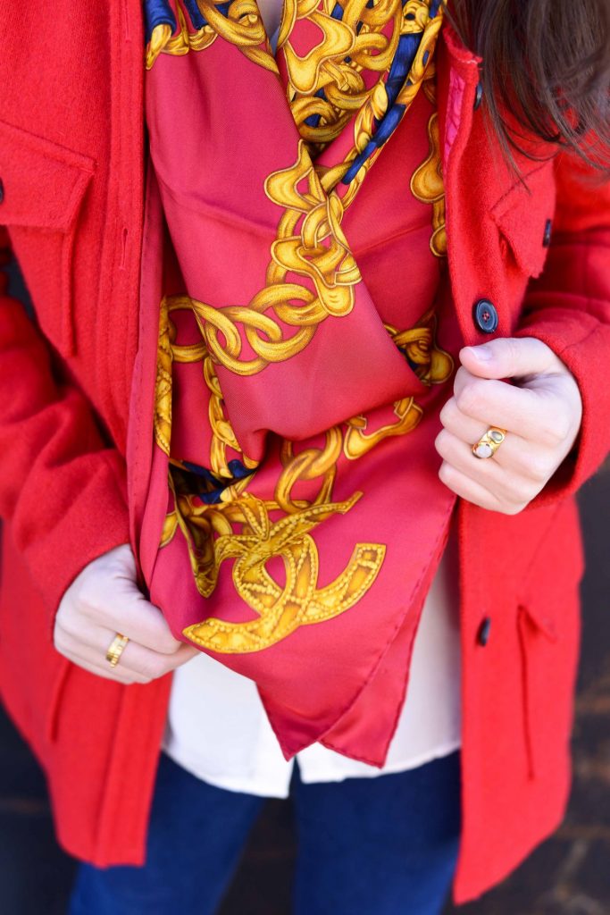 vintage Chanel scarf