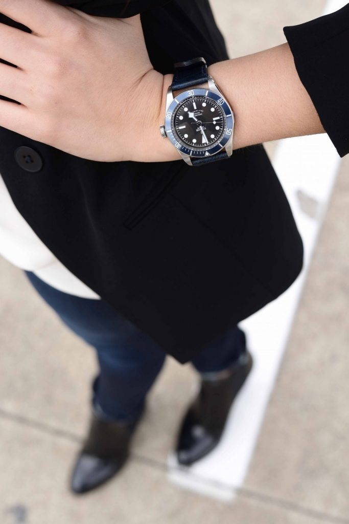 Tudor Heritage Blue Bay Watch