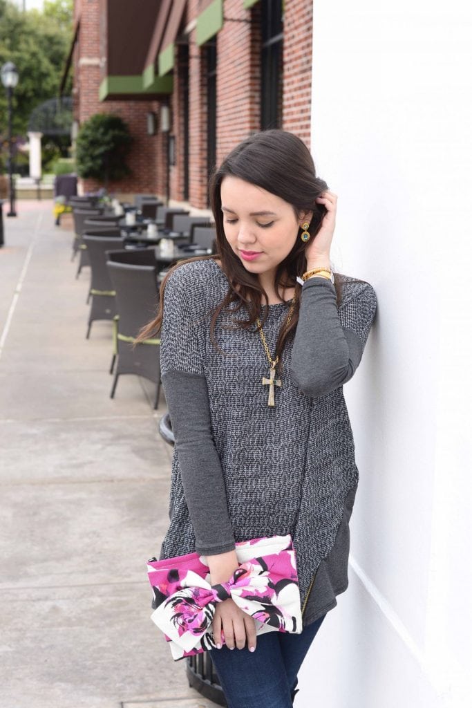 The Mint Julep Boutique - side to side zipper top