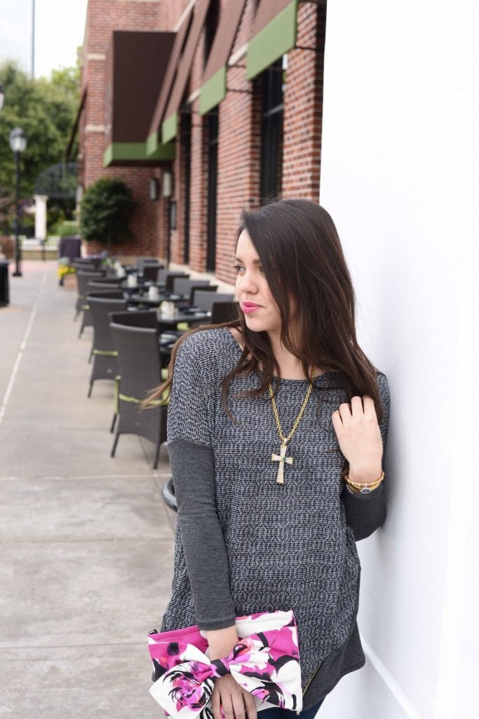 The Mint Julep Boutique - side to side zipper top