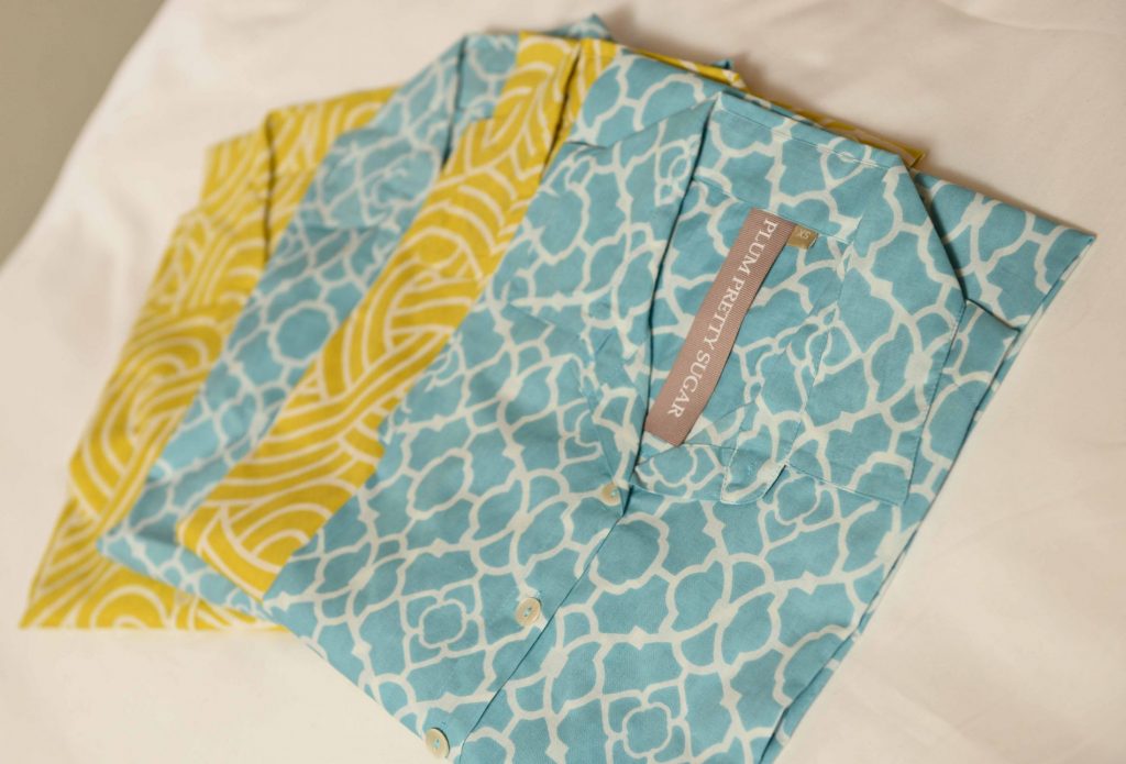 Pretty Plum Sugar Boyfriend sleep shirts