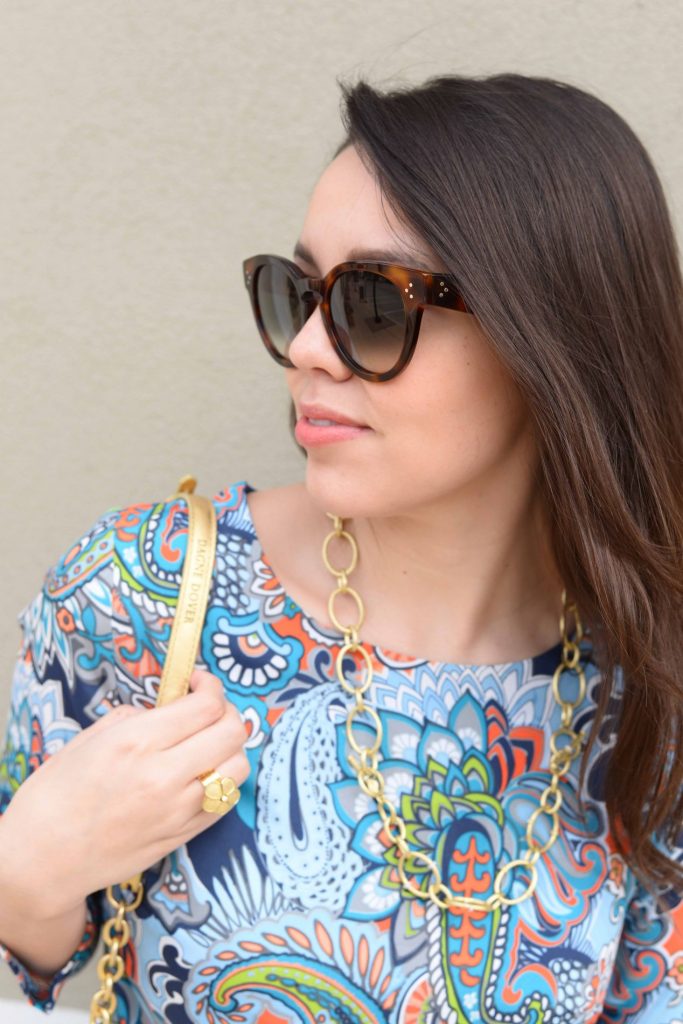 Gold accents + Celine Sunnies