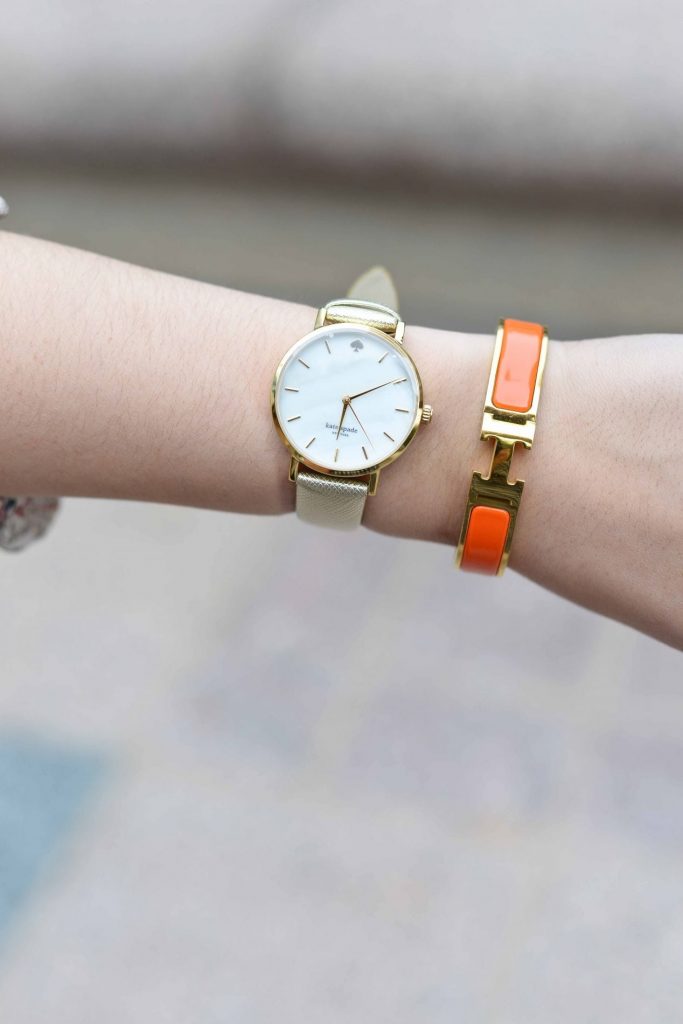 Kate Spade Saffiano Watch + Hermes clic clac