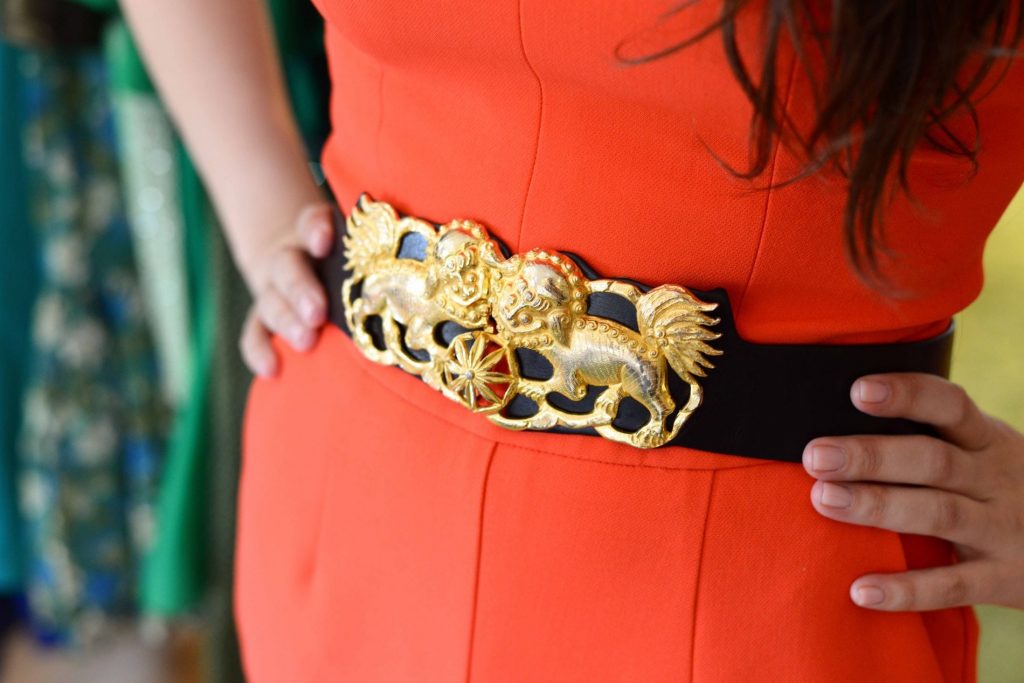 Vintage Judith Leiber belt via Cheeky Vintage