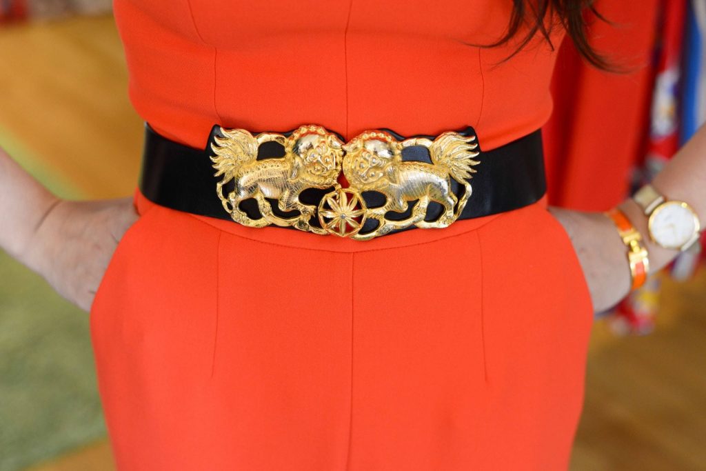 Vintage Judith Leiber belt via Cheeky Vintage