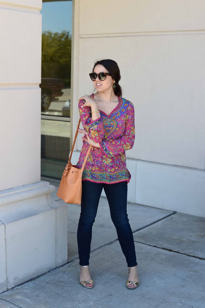 Tolani Collection silk top