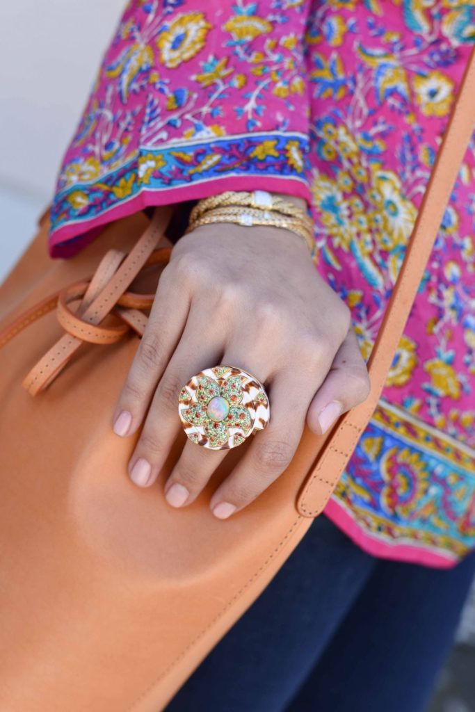 John Hardy one of a kind Bali Shell ring