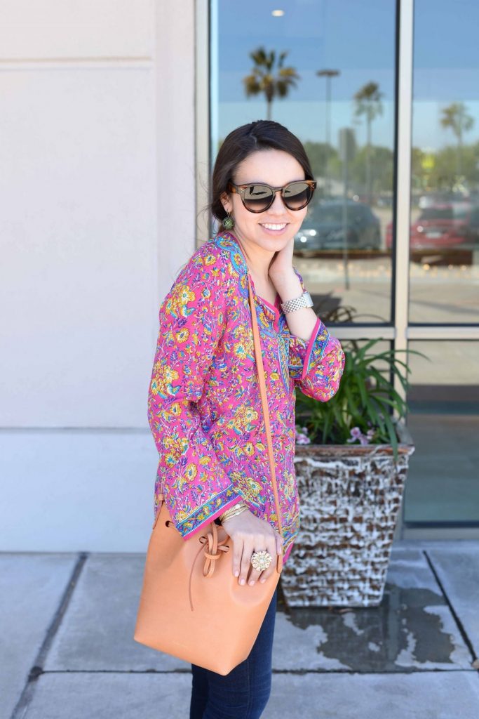 Tolani silk scarf tunic