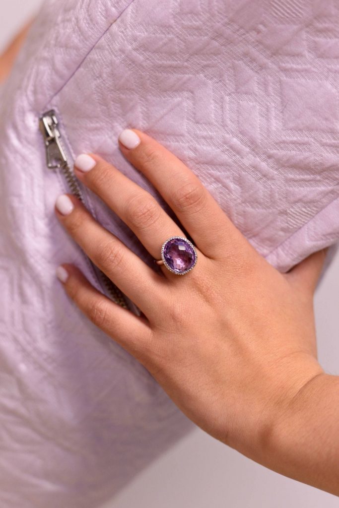 Amethyst ring - Brian Gavin Diamonds