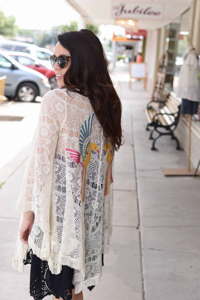 Judith March partridge kimono