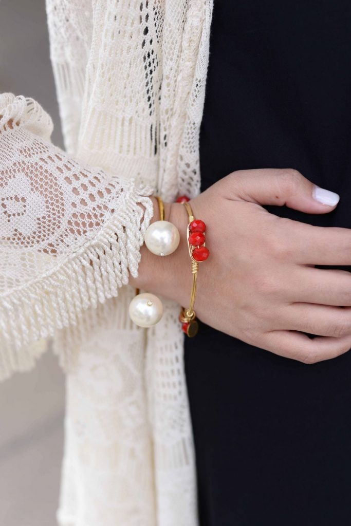 Bourbon and Boweties bracelets