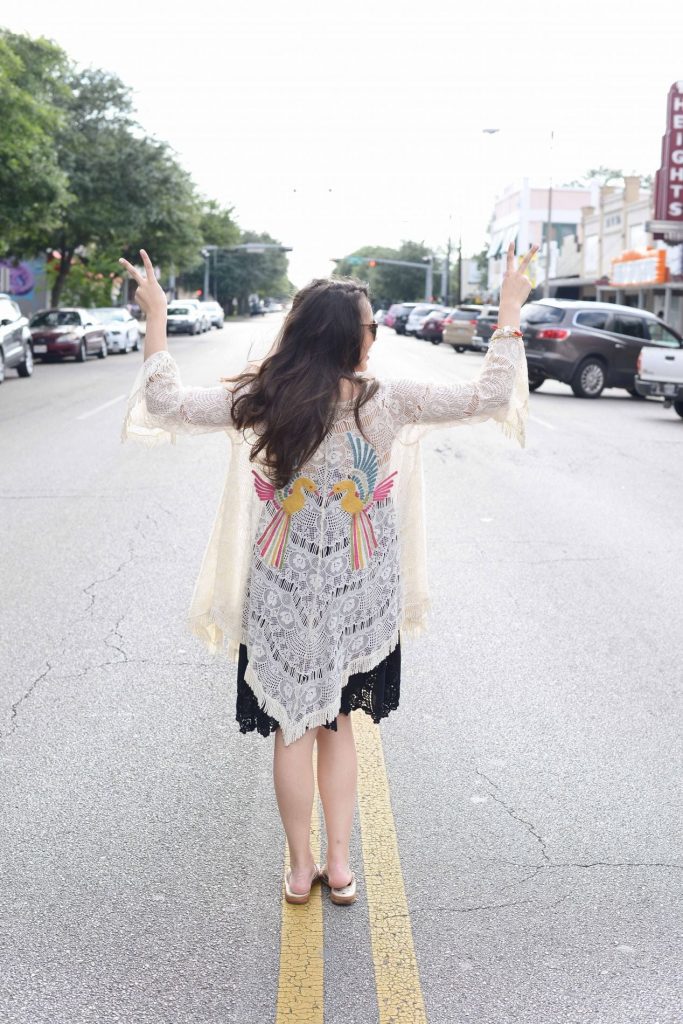 Peace in a partridge kimono
