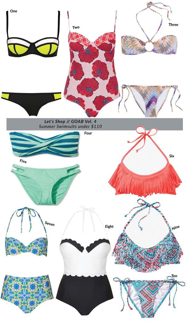 Girl on a budget - summer swimsuits - Girl Wonder Life