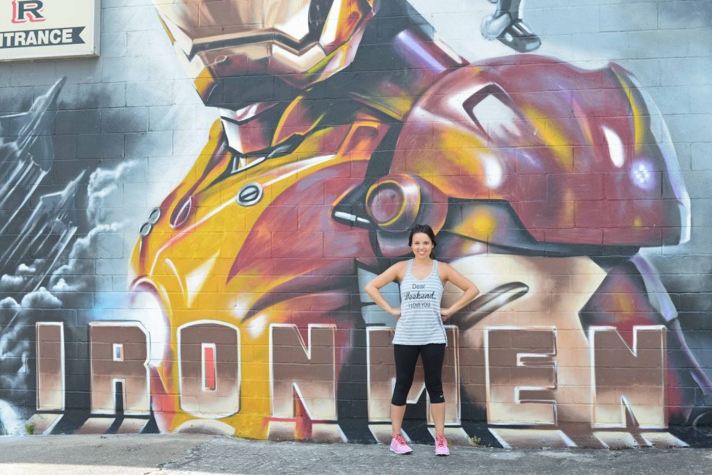 IRON MEN art wall EaDo - Houston