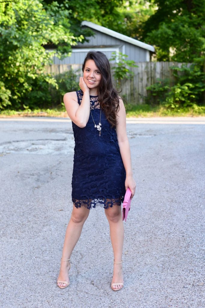 How to wear navy to a wedding - Girl Wonder Life