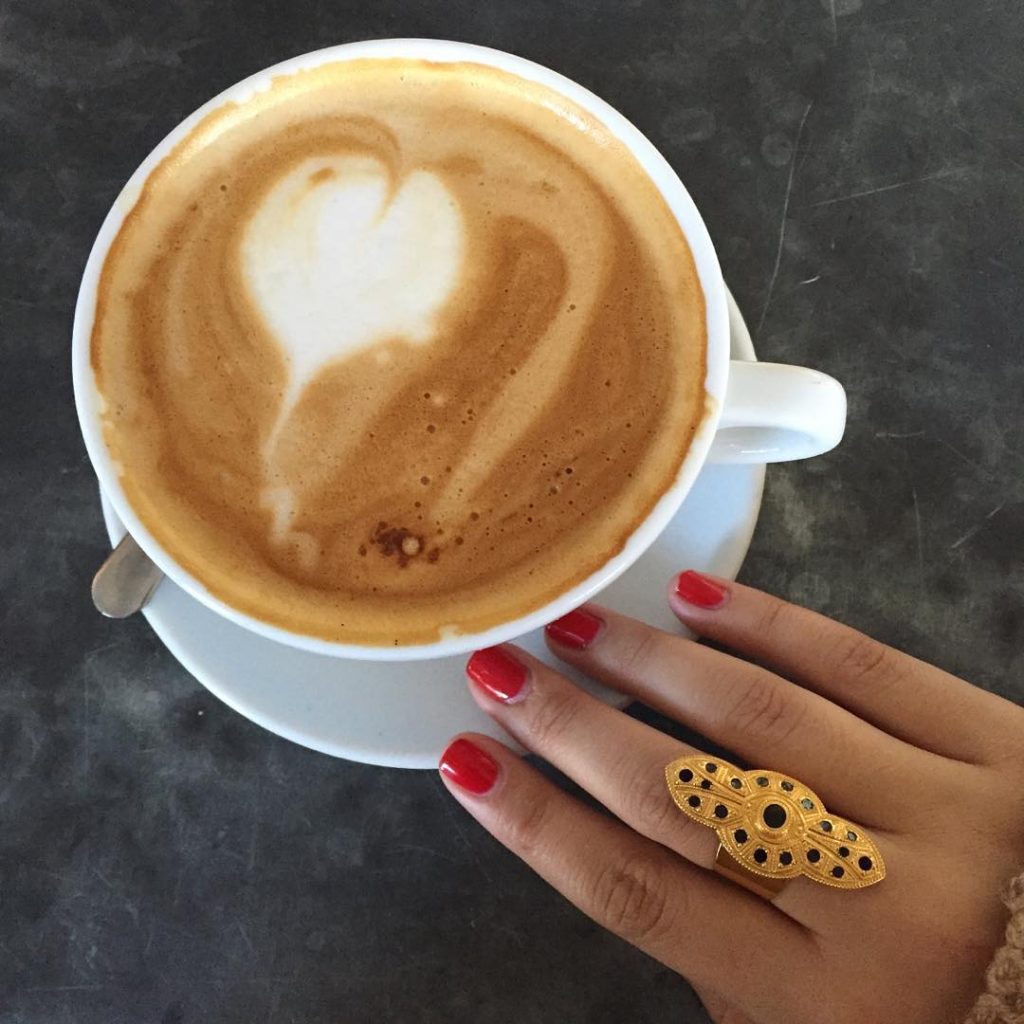 latte art and kendra phillip ring