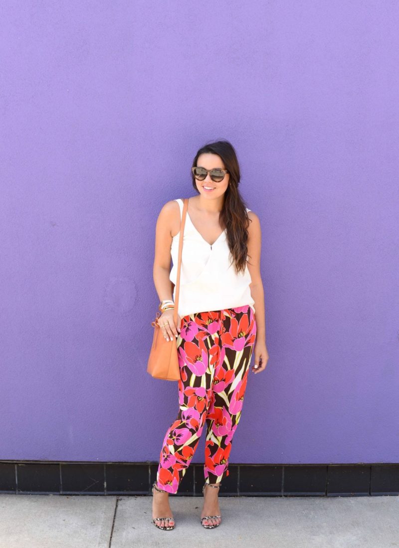 Bold Floral Pants