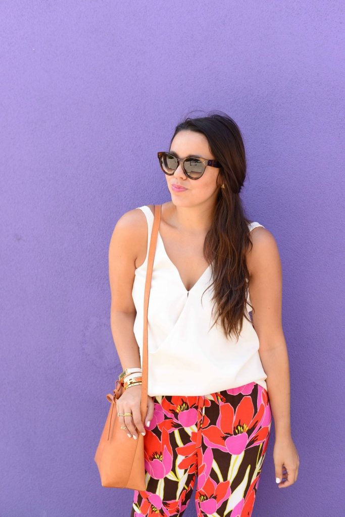 Summer floral outfit