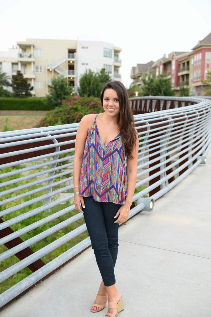 Colorful summer tank