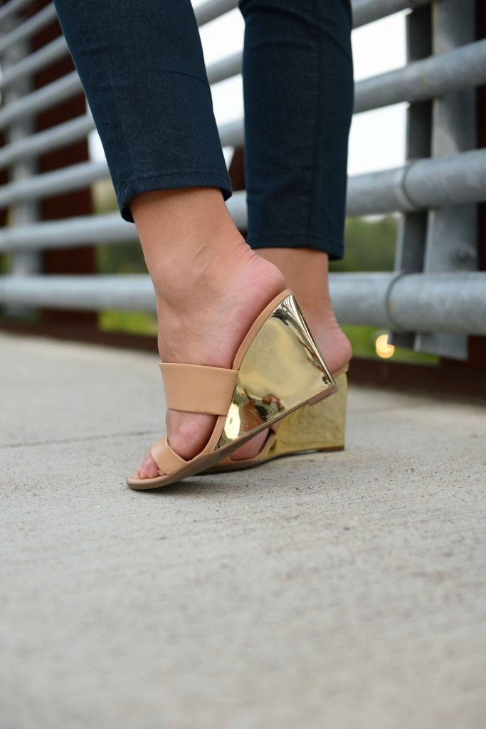 Kate Spade slip-on wedge sandals