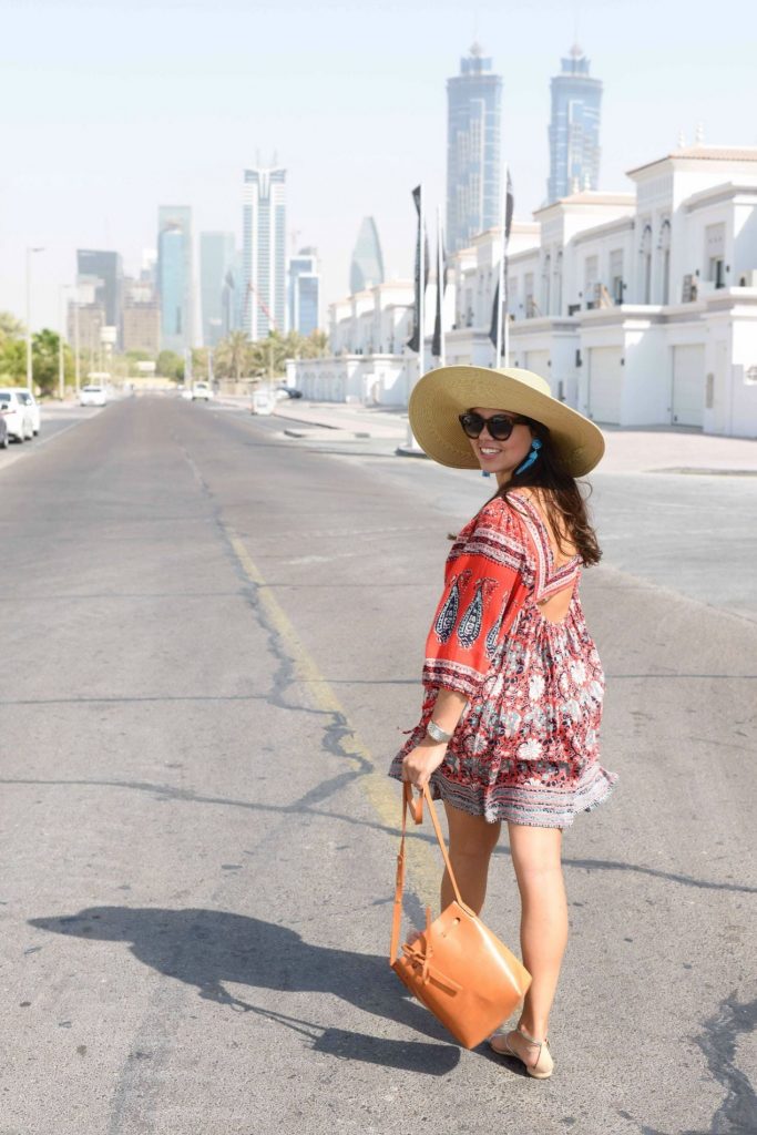 Floppy hat and flowy dress - Girl Wonder Life - Dubai UAE