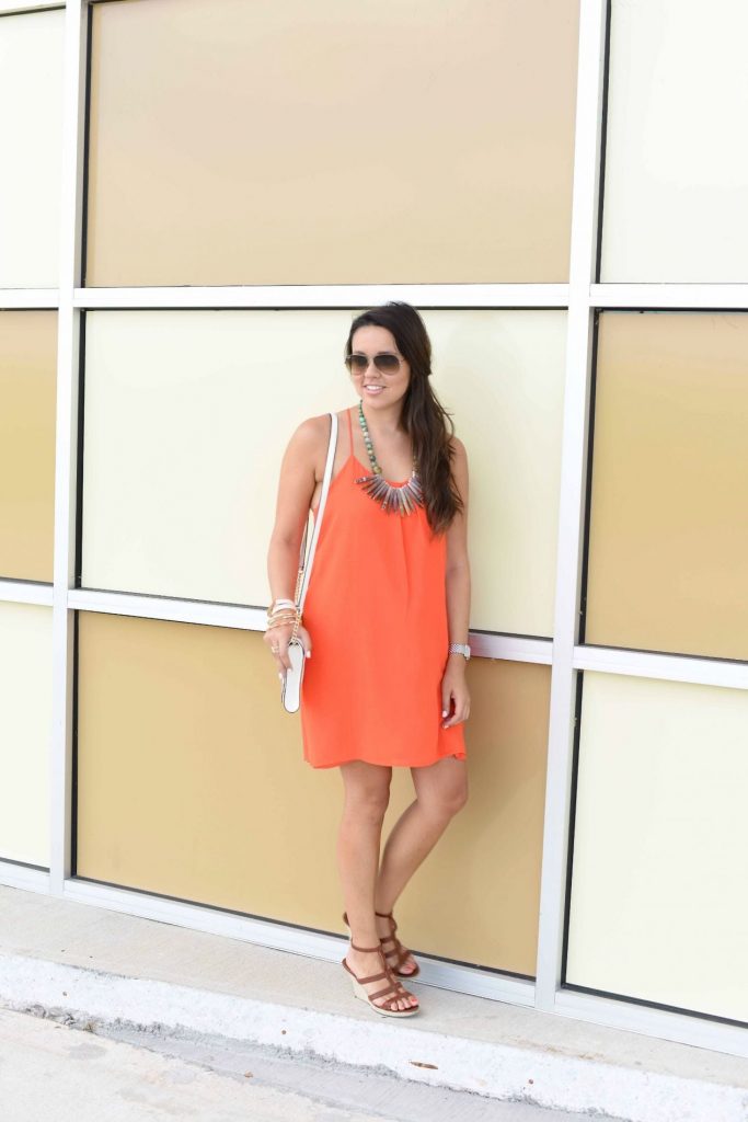 Orange sherbet dress