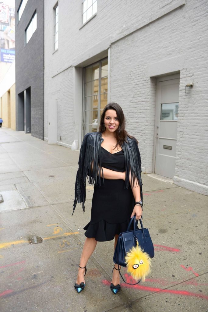 Black ensemble at NYFW - Alexandra Carreno
