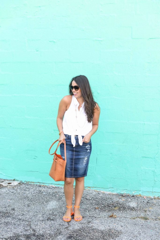 Denim Skirt - Girl Wonder Life
