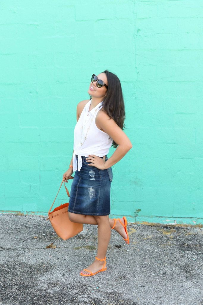 Denim skirt - fall trends