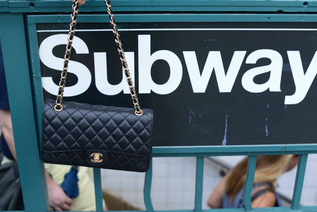 Chanel at the Subway station