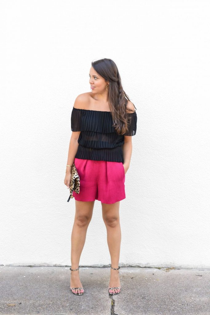 Hot pink dressy shorts