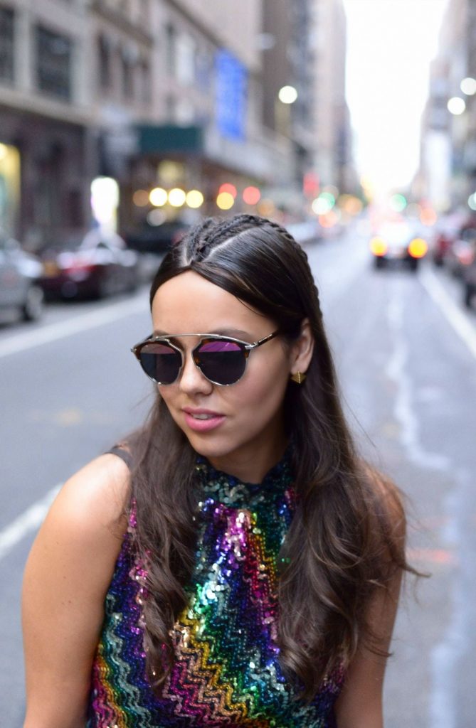 Dior So Real Sunglasses - Alexandra Carreno NYFW