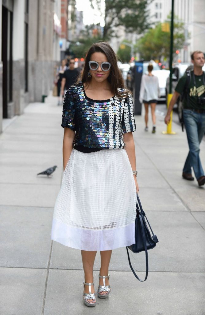 Vintage Sequin Disc Top NYFW