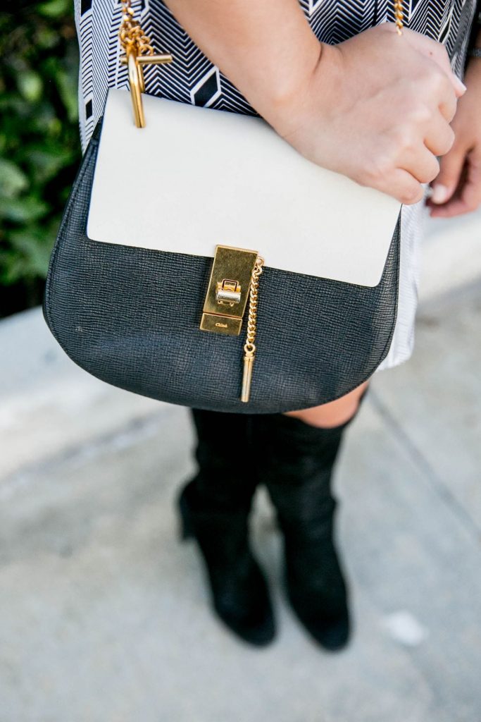 Chloe Drew color block bag