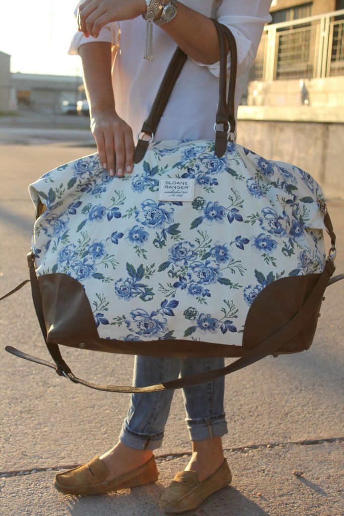 Sloane Ranger travel tote