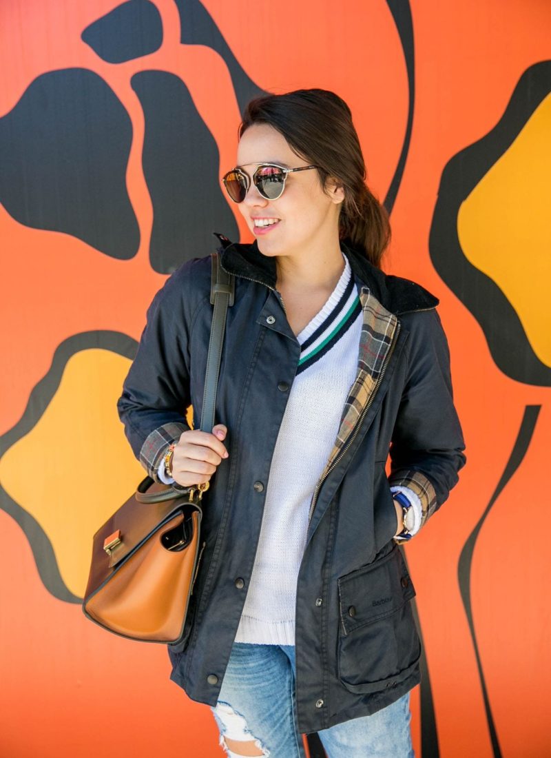 Barbour Beadnell waxed cotton jacket