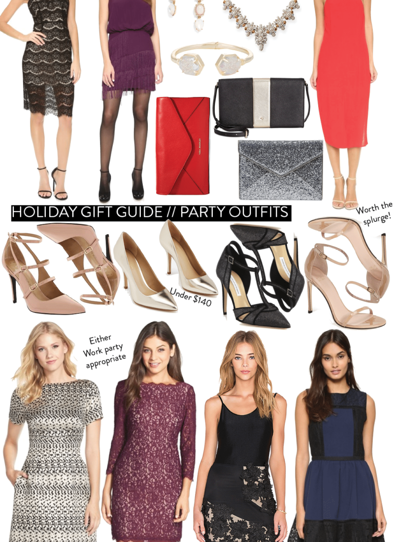 Holiday Gift Guide 2015 // Party Dresses