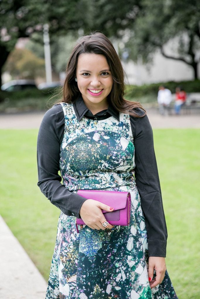 Collared Shirt under Dress