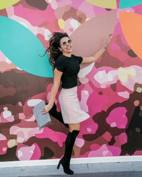 OTK Stuart Weitzman suede boots - pastel sweater