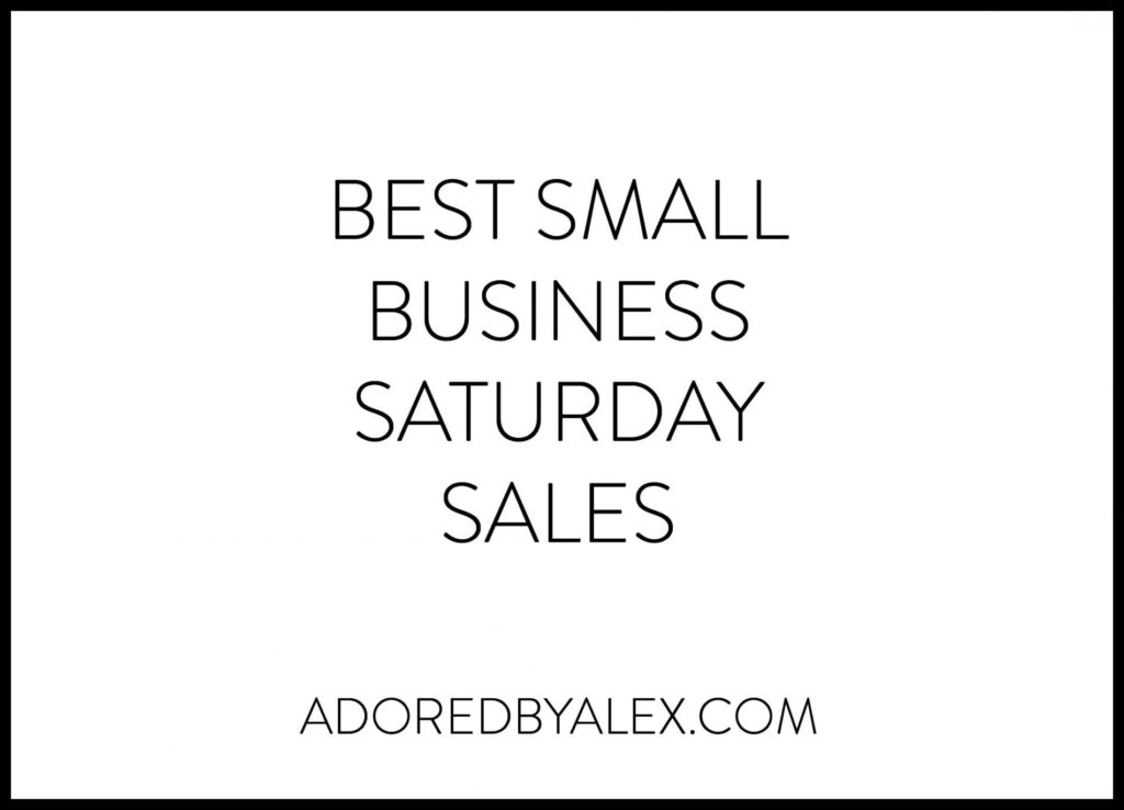 Shop Small Business Saturday Sales 2015