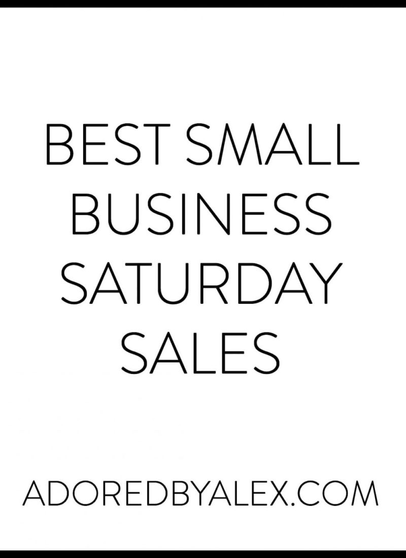 Shop Small Business Saturday Sales 2015