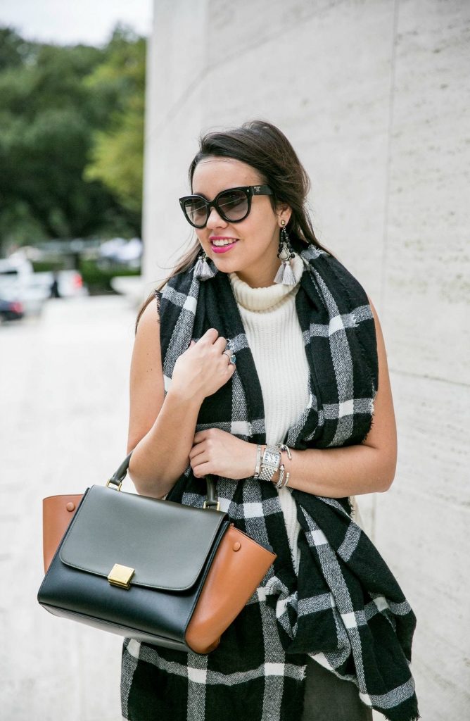 Celine Color Block Trapeze bag