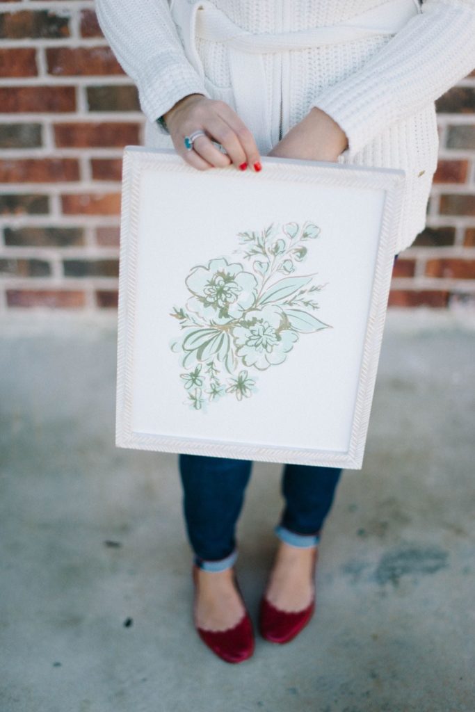 Green & Gold minted art 