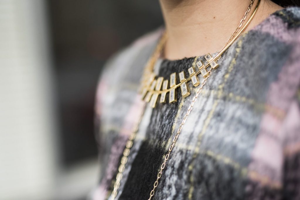 Margaret Elizabeth Emerald collar necklace