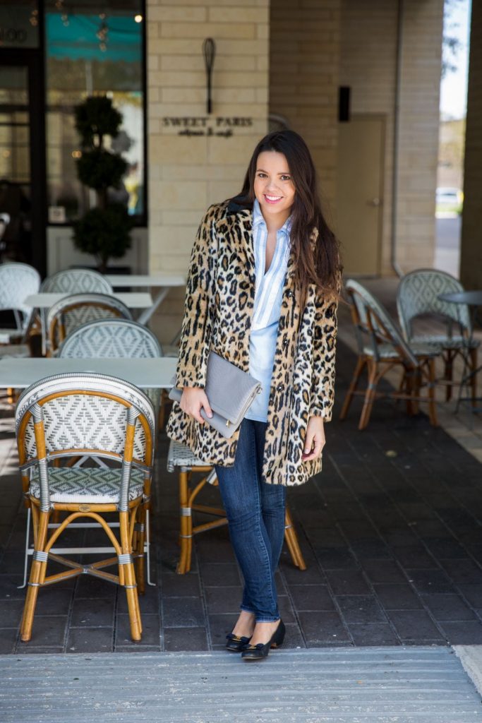 Leopard-print-coat