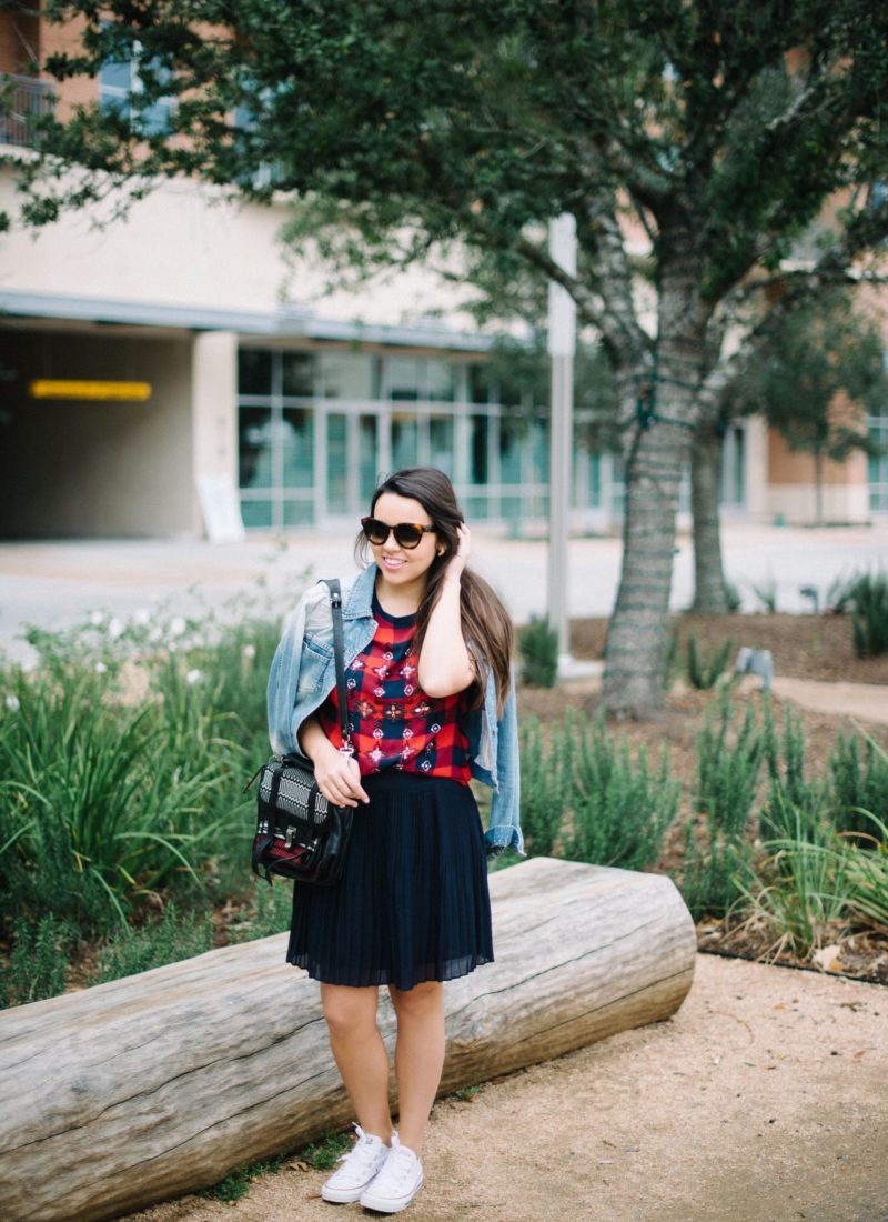 red white and blue outfit