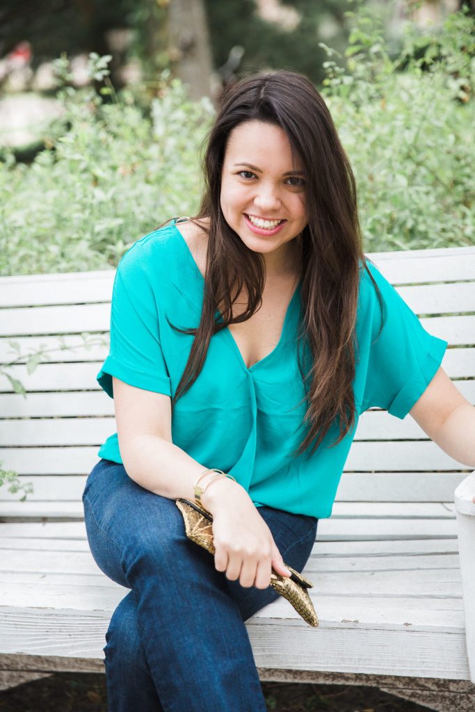crossover seafoam green top